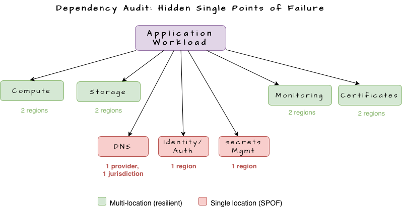 Dependency Audit: Hidden Single Points of Failure